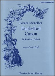 PACHELBEL CANON WOODWIND QUINTET EPRINT cover